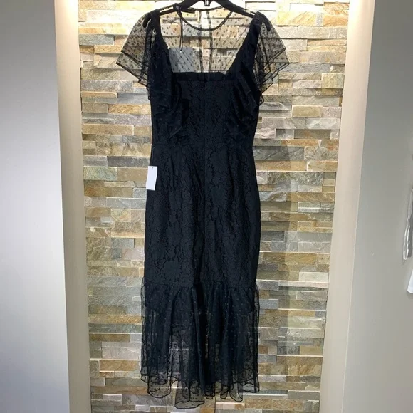 🎁 COOPER ST Rosie Ruffle Lace Midi Dress